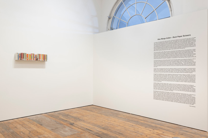 Installation view of 'Alex Margo Arden: Rock Paper Scissors' at the Royal Academy of Arts, 2023