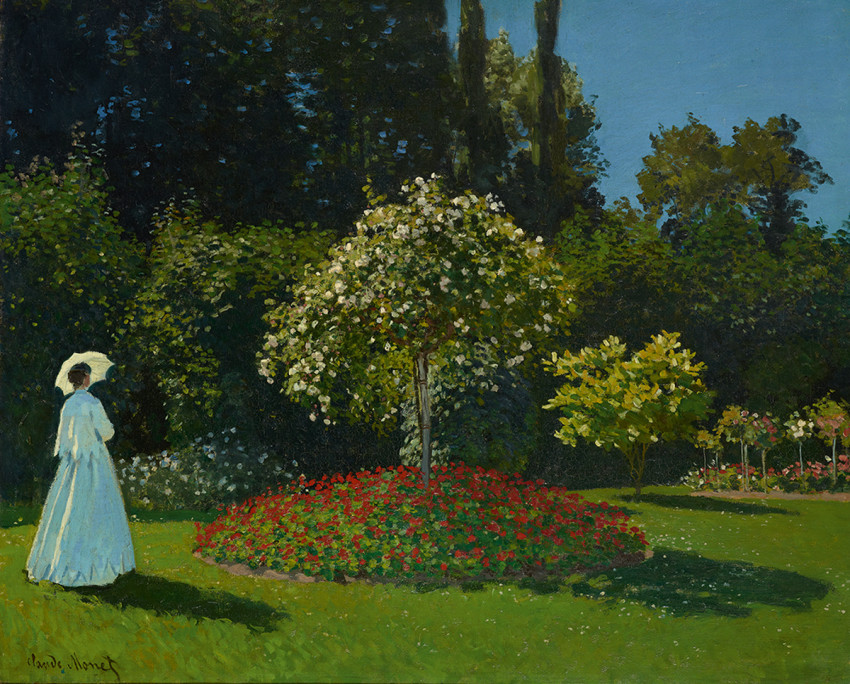 Claude Monet, Lady in the Garden