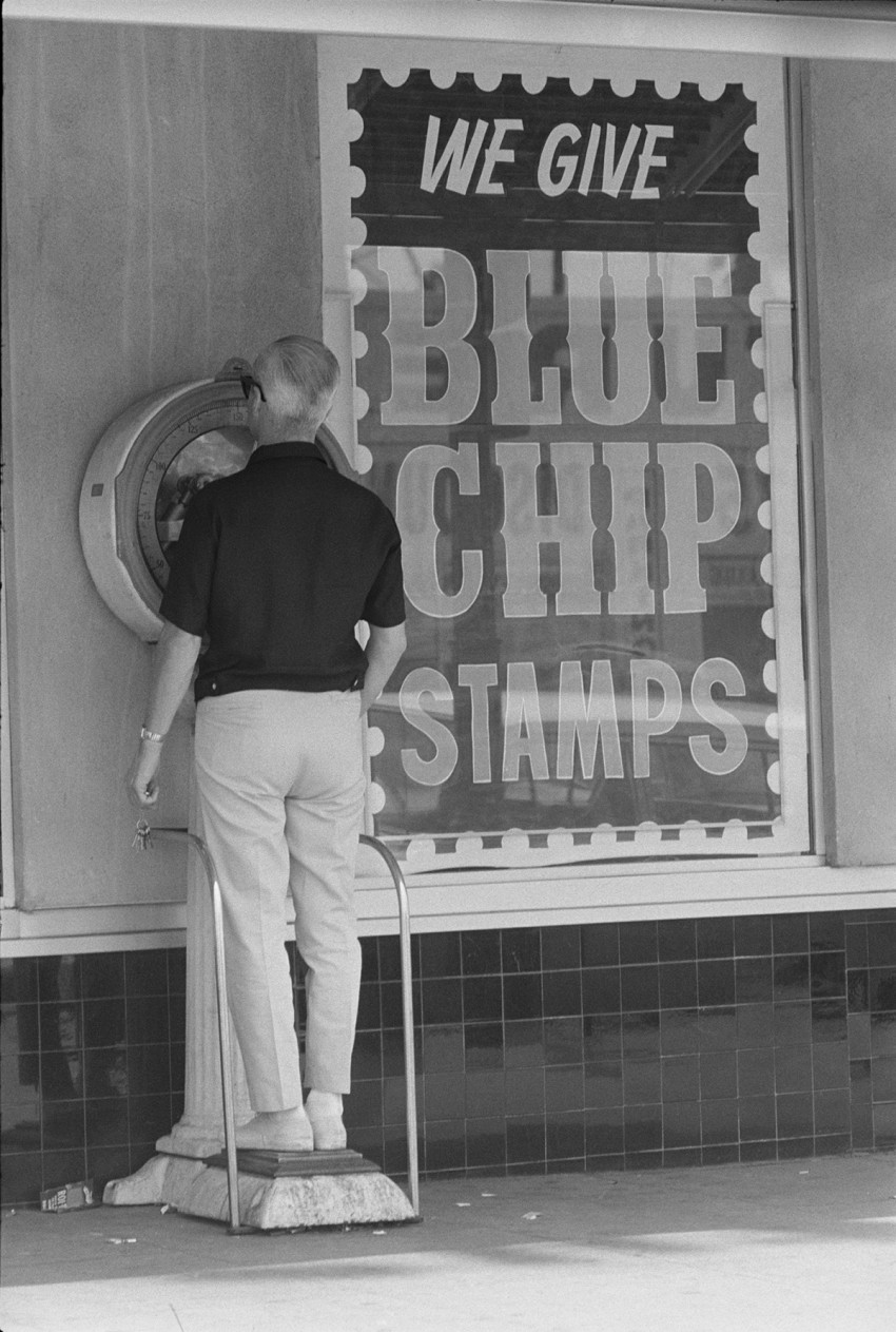 Dennis Hopper, Untitled (Blue Chip Stamps)