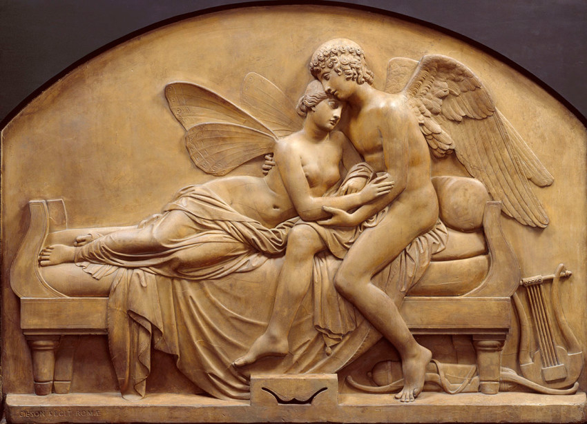 John Gibson RA, The Marriage of Psyche and Celestial Love
