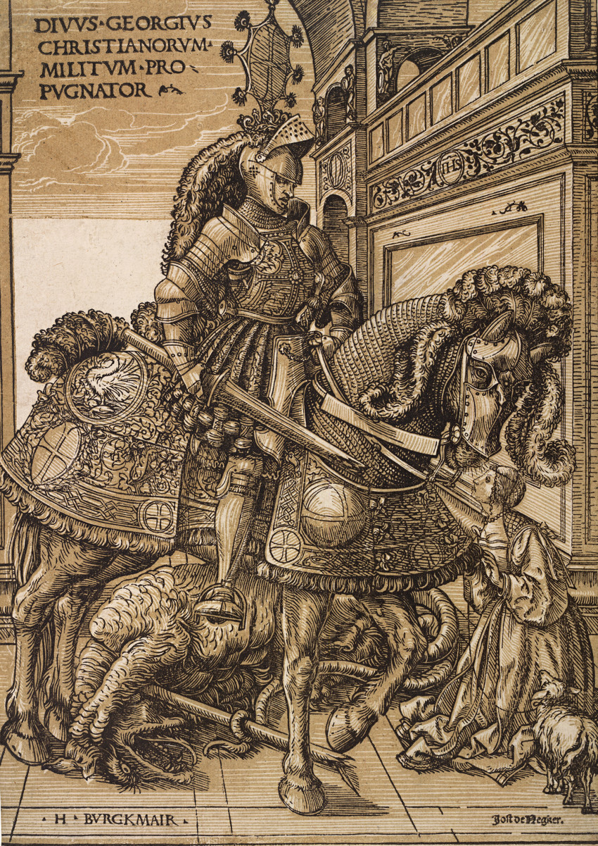 Hans Burgkmair the Elder, St George and the Dragon