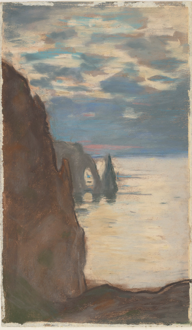 Claude Monet, Cliffs at Etretat: The Needle Rock and Porte d’Aval