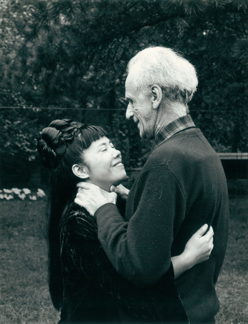 Yayoi Kusama with Joseph Cornell in New York, 1970  