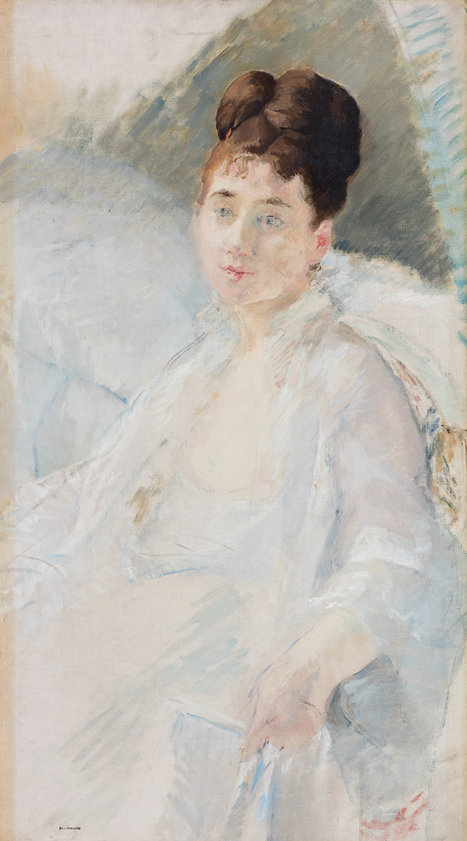 Eva Gonzalès, The Convalescent (Portrait of a Woman in White)