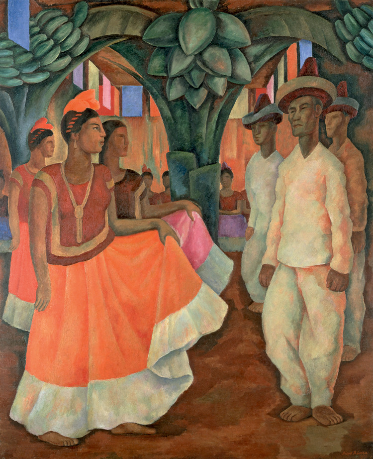 Diego Rivera, Dance in Tehuantepec (Baile in Tehauntepec)