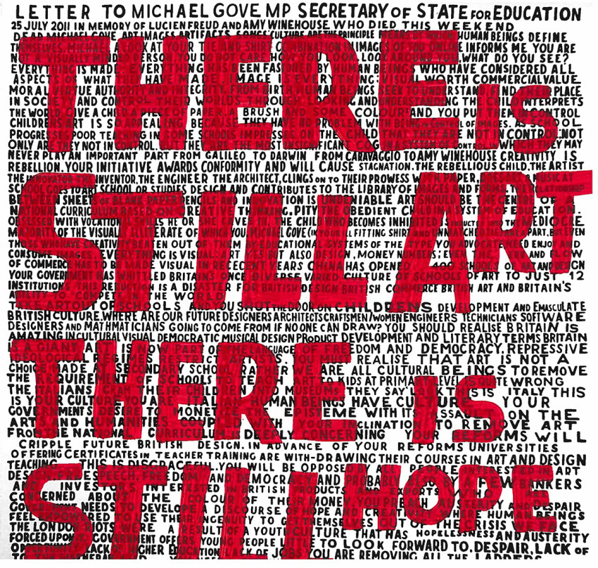 Bob and Roberta Smith RA, There is still art, there is still hope 