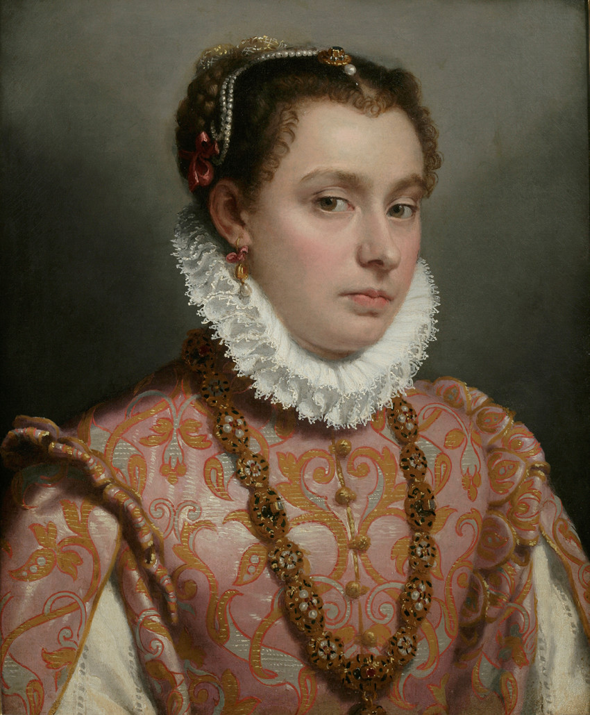 Giovanni Battista Moroni, Portrait of a Young Lady