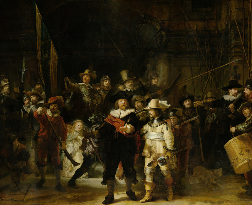 Rembrandt Harmensz. van Rijn, Militia Company of District II under the Command of Captain Frans Banninck Cocq, Known as the ‘Night Watch’