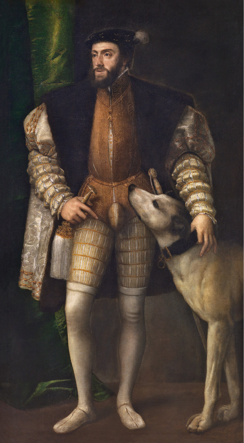 Titian, Charles V with a Dog