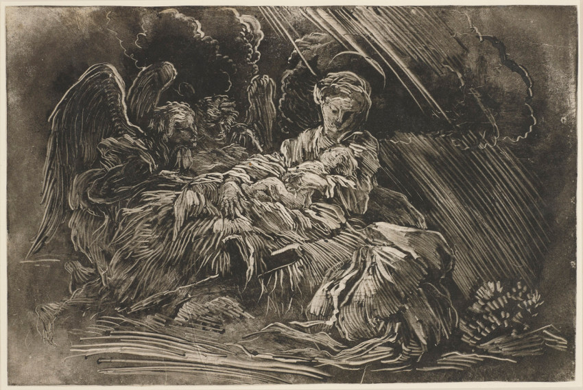 Giovanni Benedetto Castiglione, The Nativity