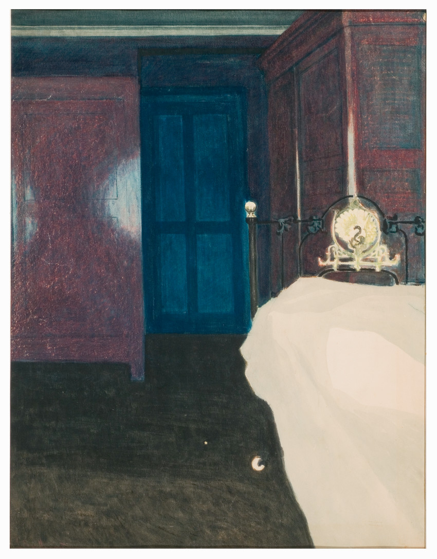 Léon Spilliaert, Interior (Bedroom with Beam of Light)
