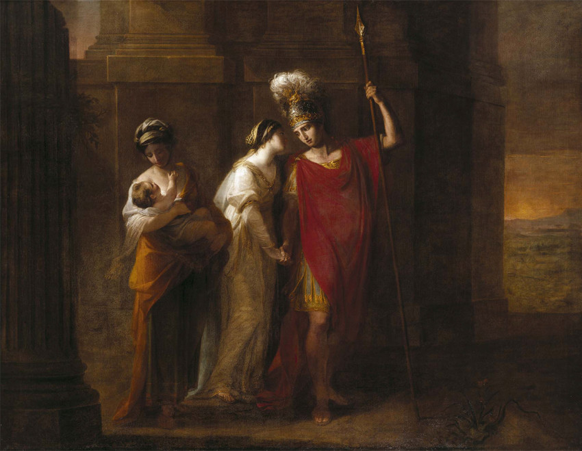 Angelica Kauffman, Hector Taking Leave of Andromache