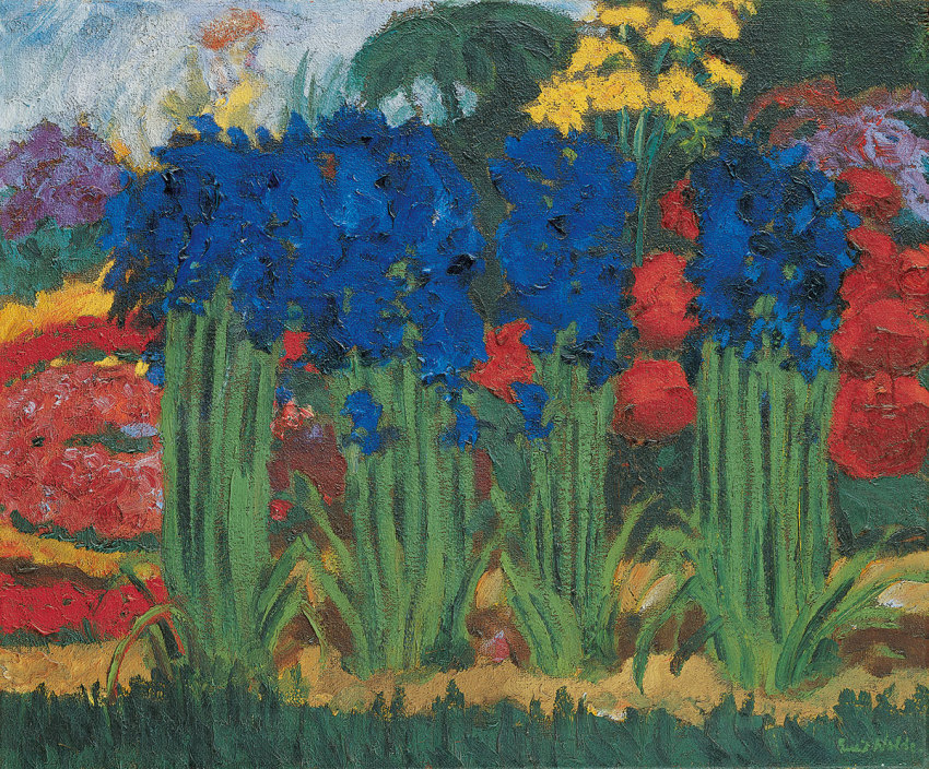 Emil Nolde, Flower Garden (O)
