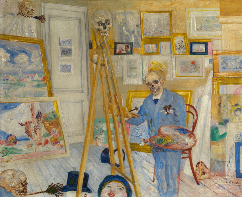 James Ensor, The Skeleton Painter