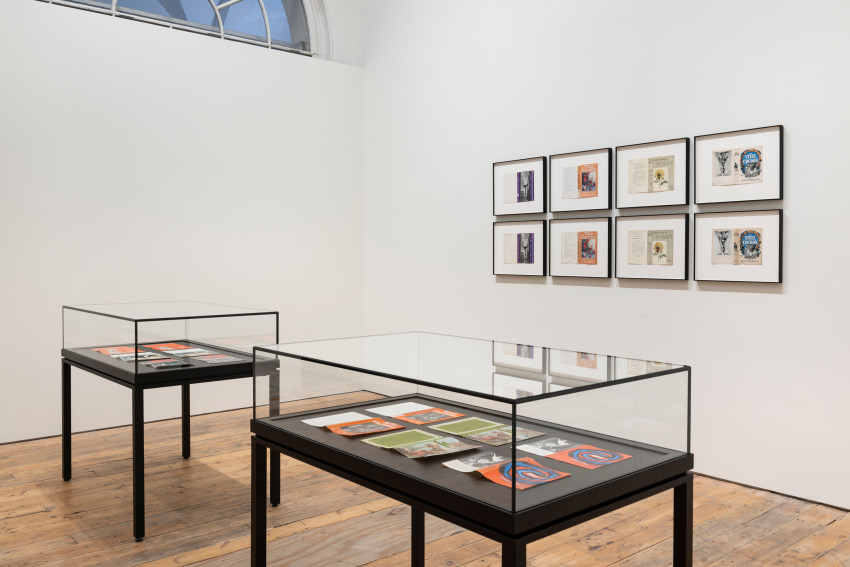 Installation view of 'Alex Margo Arden: Rock Paper Scissors' at the Royal Academy of Arts, 2023