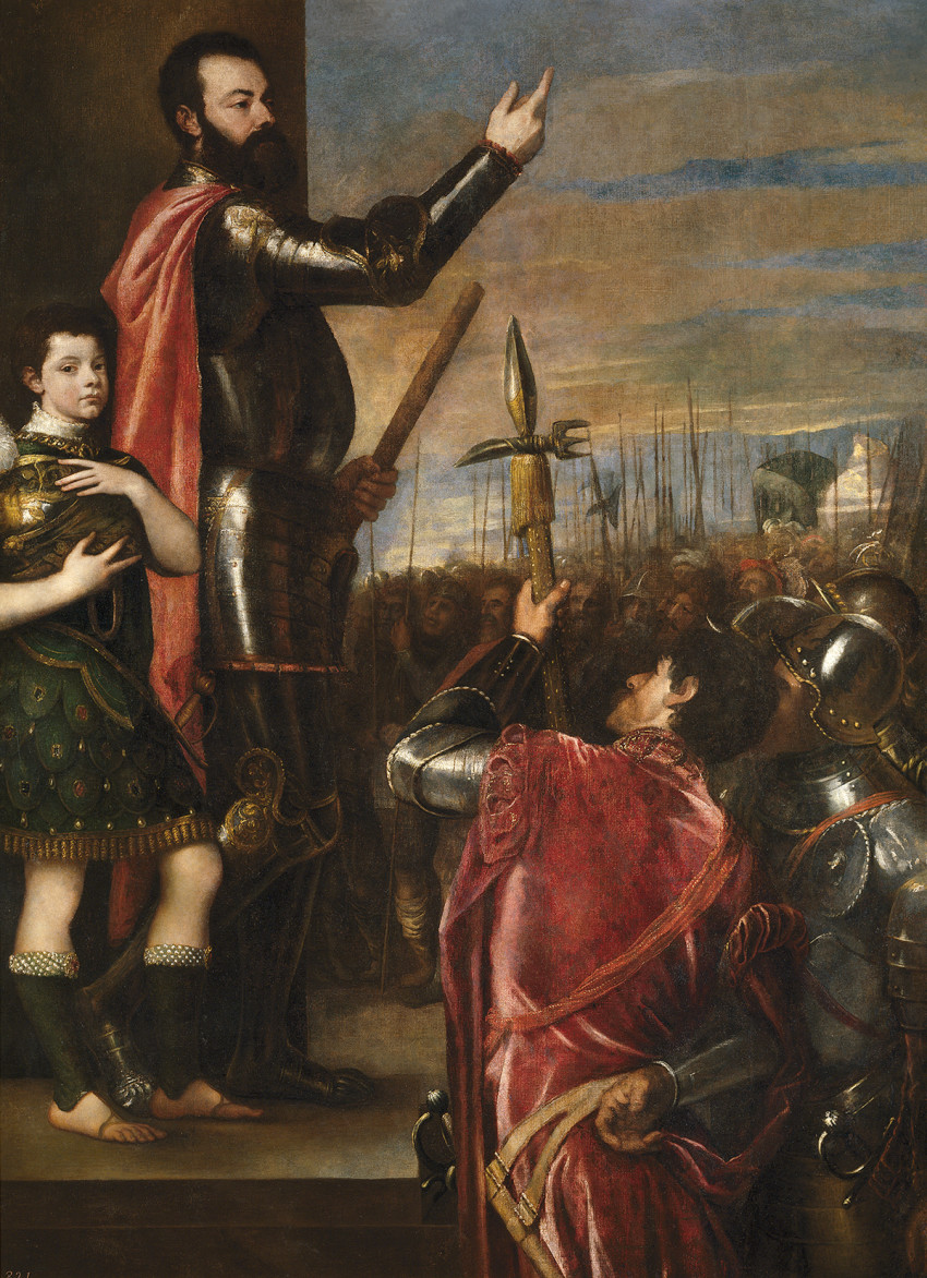 Titian, The Allocution of Alfonso d’Avalos to His Troops