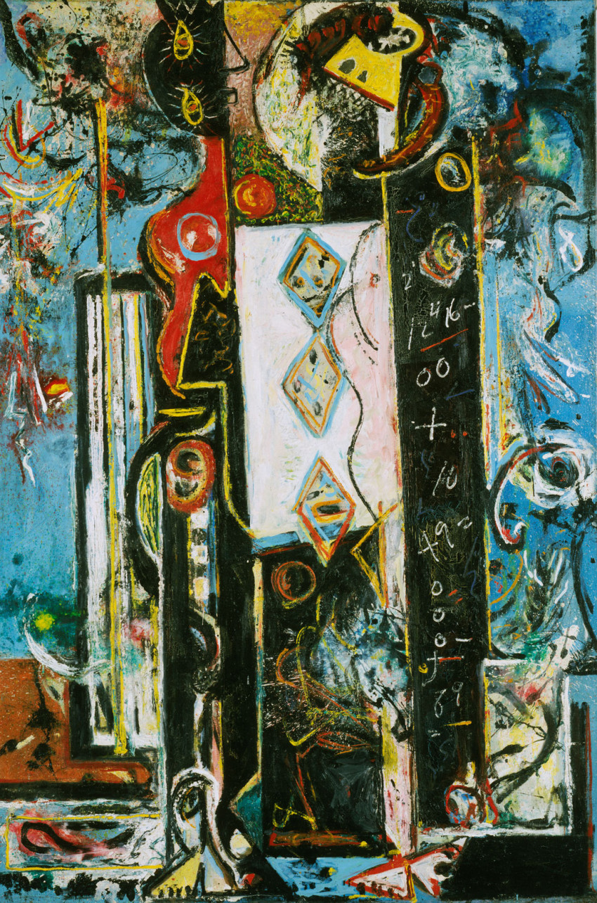 Jackson Pollock, Male and Female