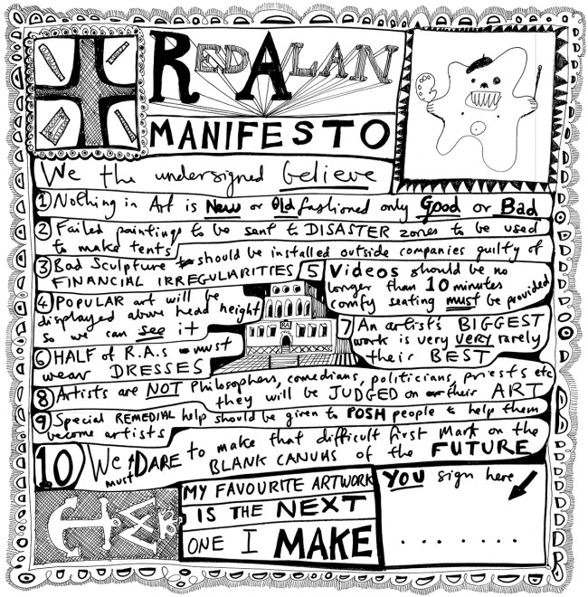 Grayson Perry RA's Red Alan Manifesto