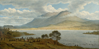 John Glover, Mount Wellington and Hobart Town from Kangaroo Point