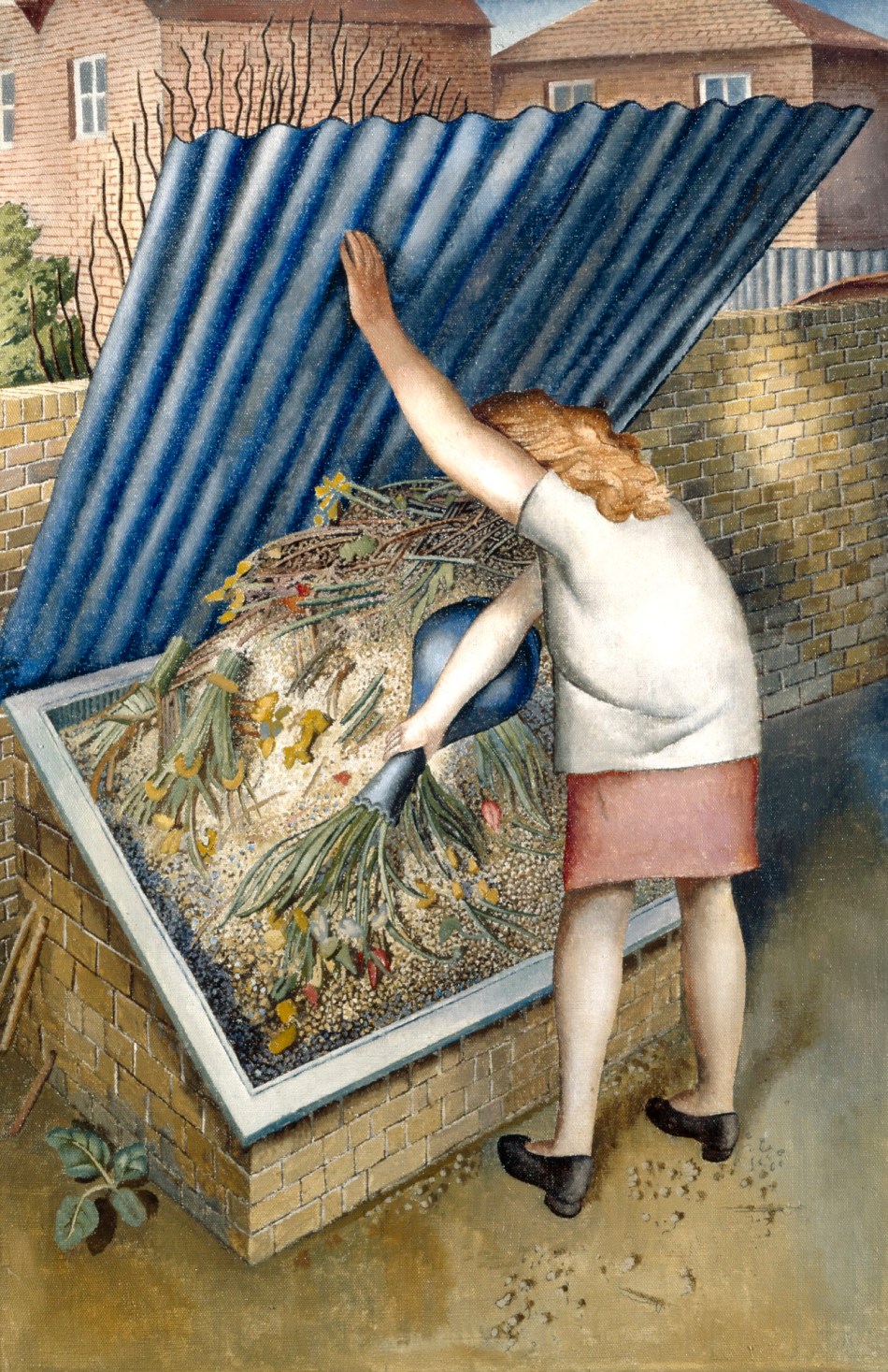 Sir Stanley Spencer RA, The Dustbin, Cookham