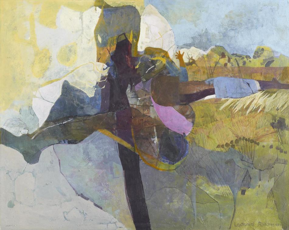 Leonard Rosoman RA, Jumping Figure: Mojave Desert
