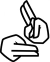 British sign language (BSL) interpretation symbol
