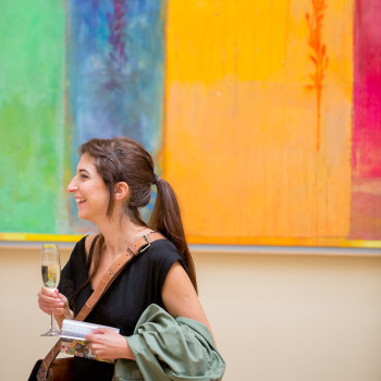 Attending a Friends private view