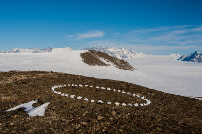 Richard Long RA, A Circle in Antarctica