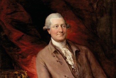 Thomas Gainsborough RA (detail), Portrait of James Christie