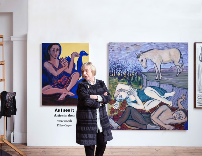 Eileen Cooper in her Keeper's House studio