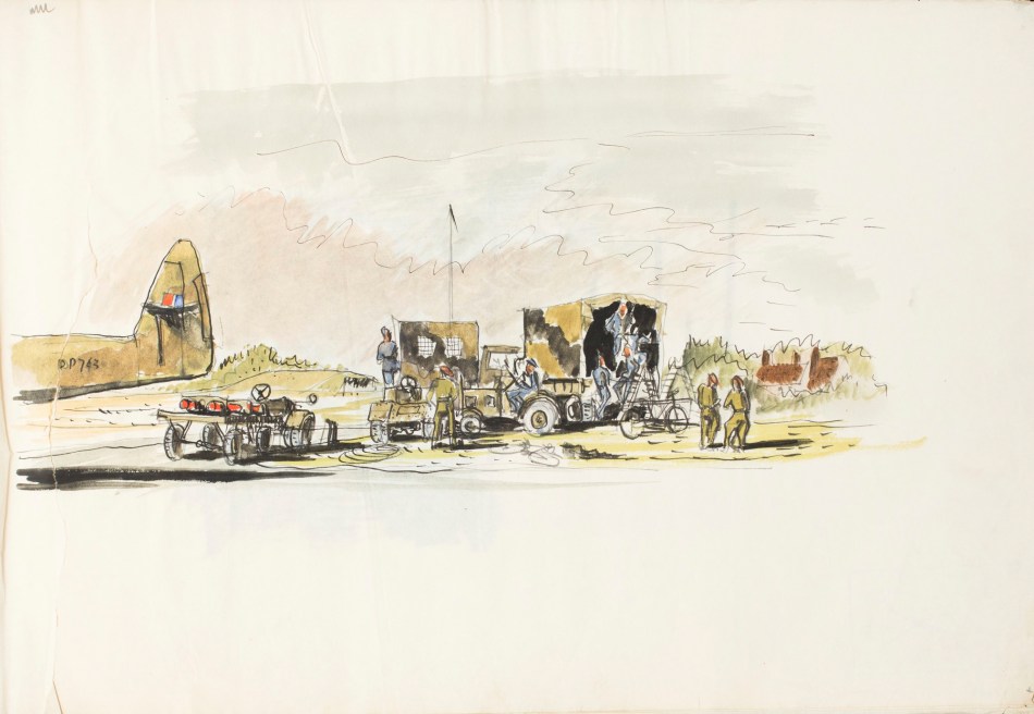 Sir Hugh Casson PRA, Military airfield
