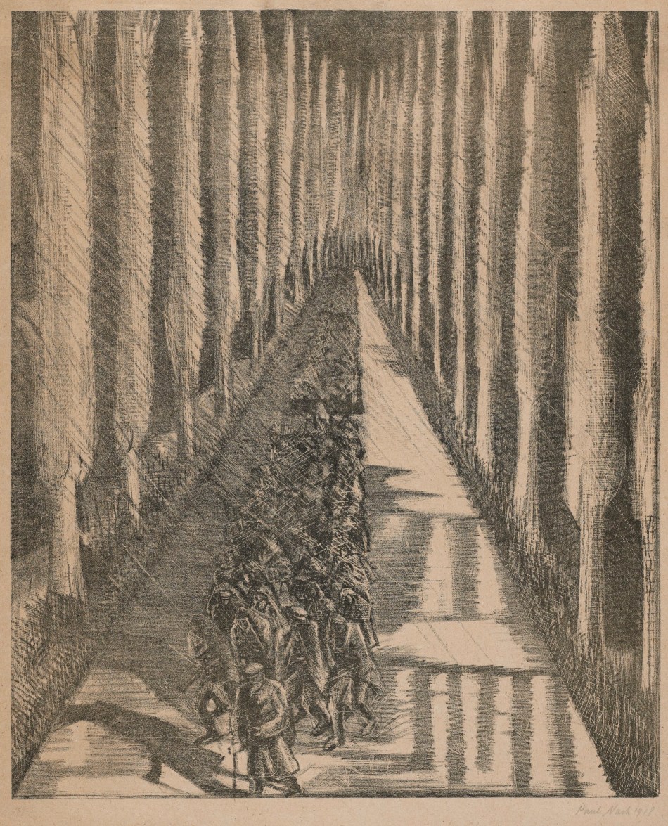 Paul Nash, Marching at Night