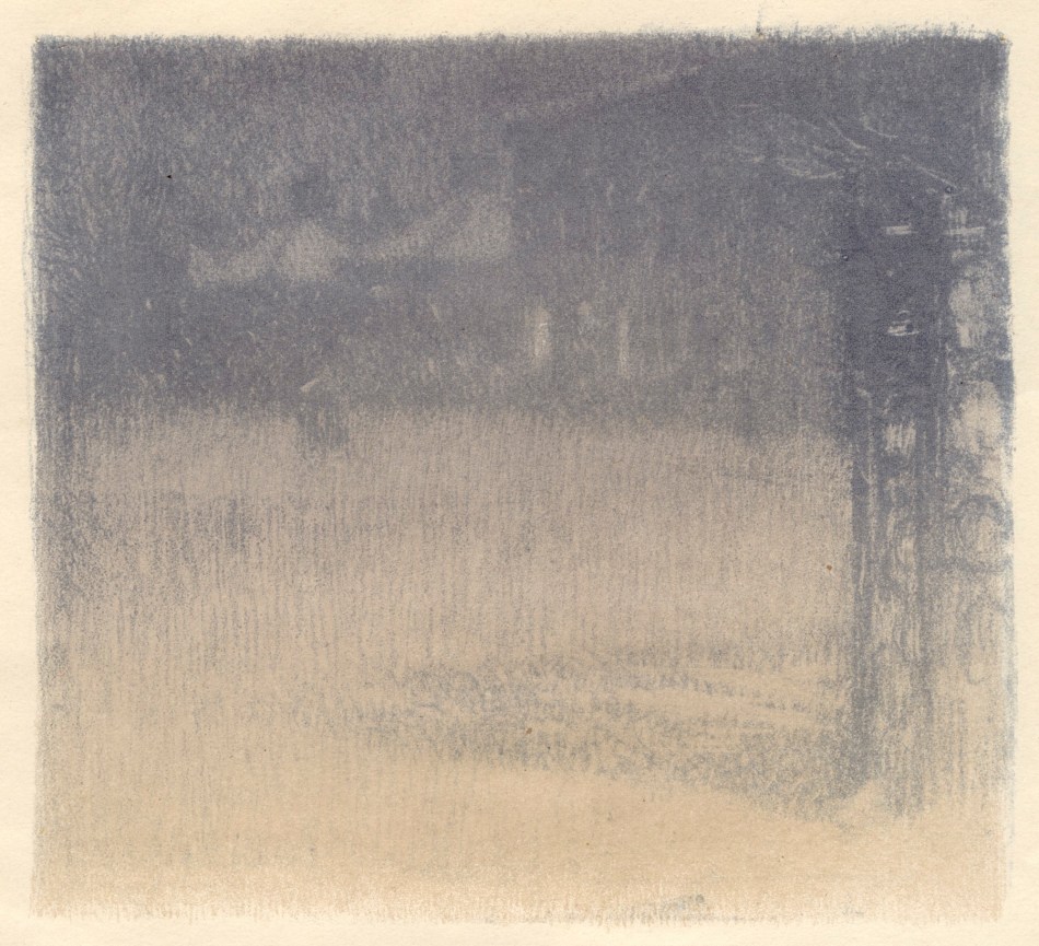 F. Ernest Jackson ARA, Evening snow in London