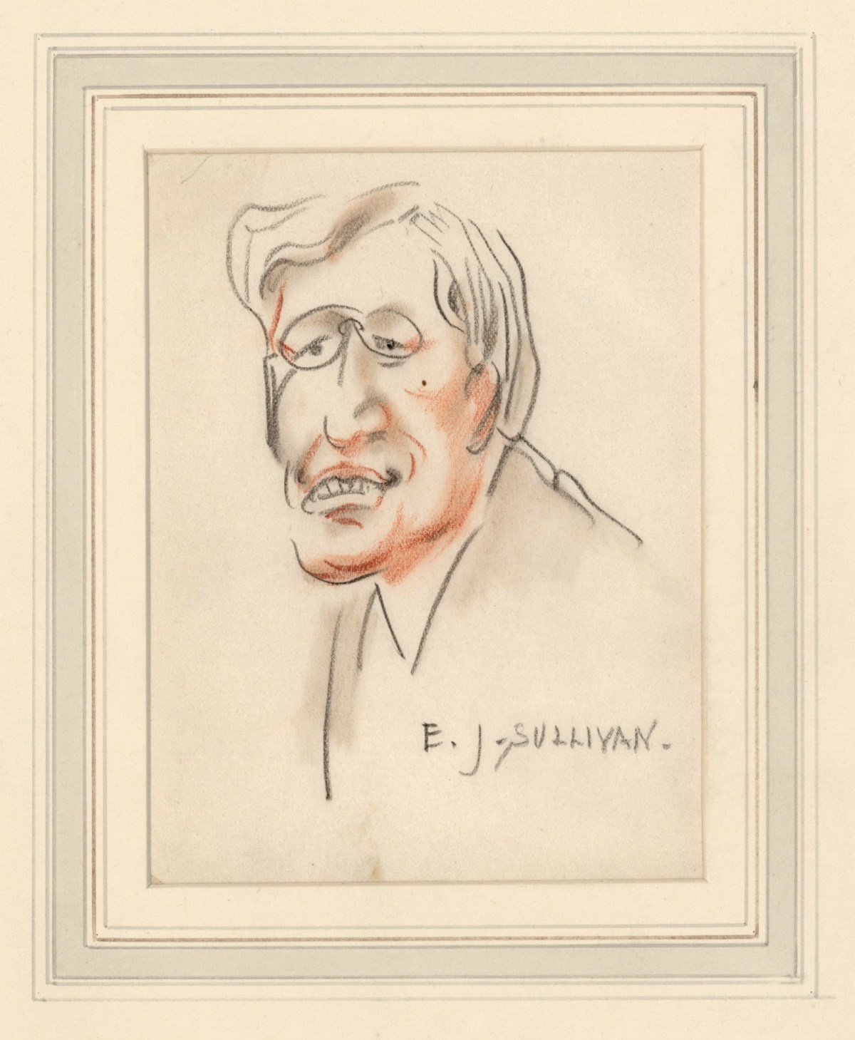 Francis Derwent Wood RA, Caricature of E. J. Sullivan