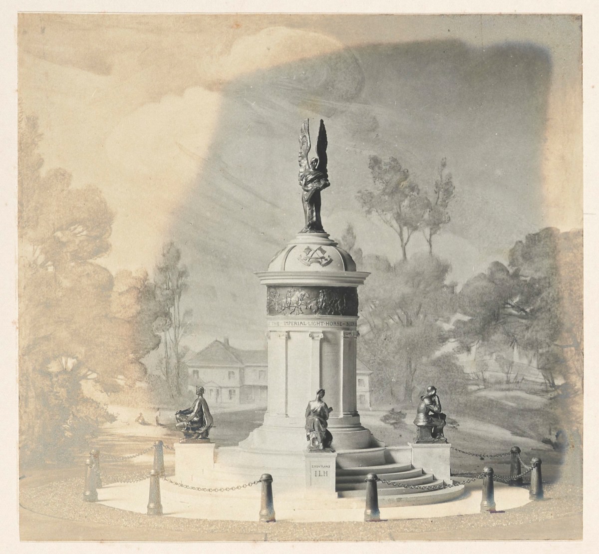 Unidentified photographer, Design for a monument to the Imperial Light Horse Regiment