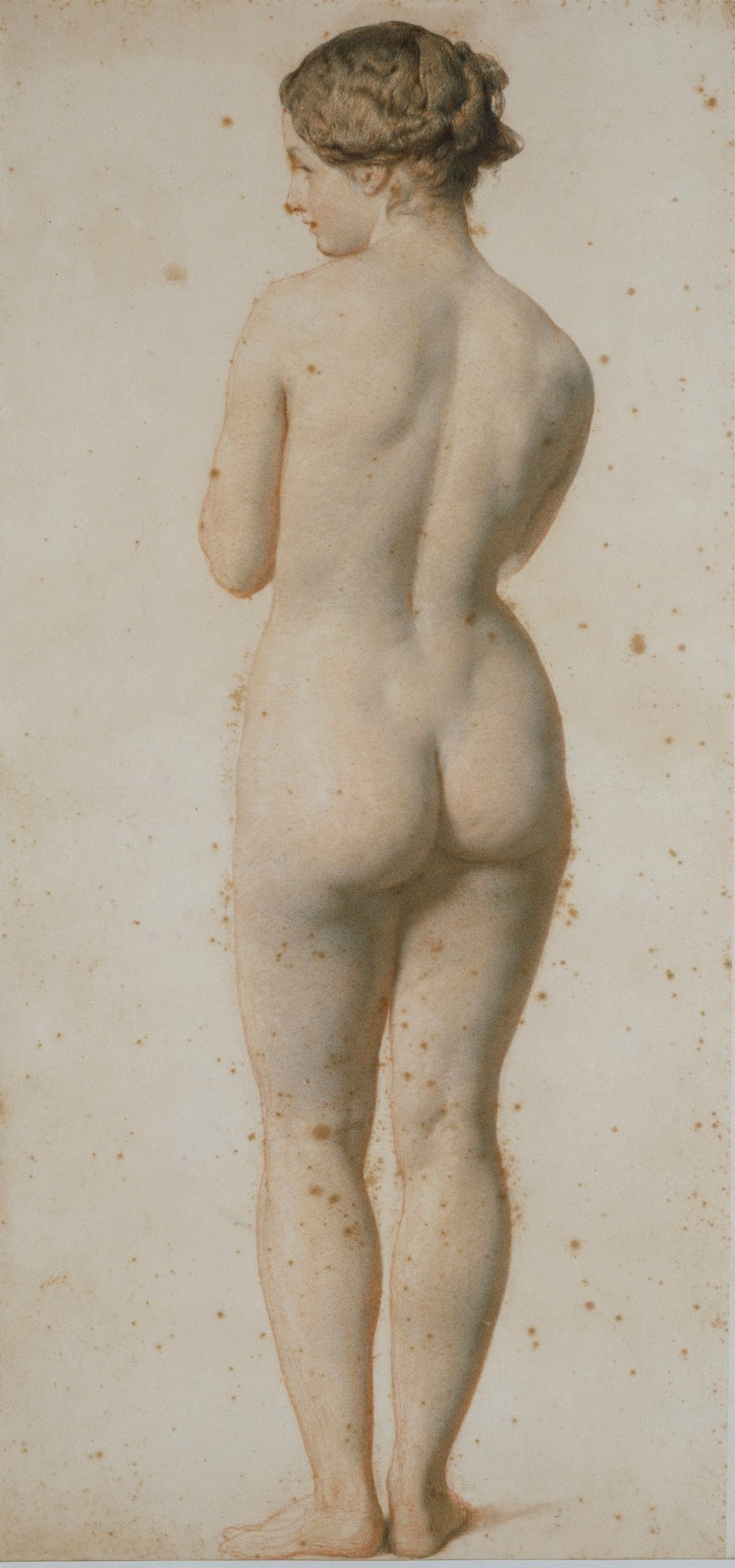 William Mulready RA, Standing female nude viewed from the back