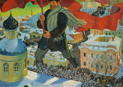 Boris Mikhailovich Kustodiev, Bolshevik