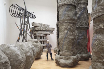 Phyllida Barlow RA , Installation view, folly