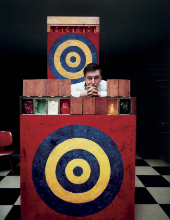 Jasper Johns photographed by Dan Budnik