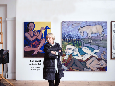 Eileen Cooper in her Keeper's House studio