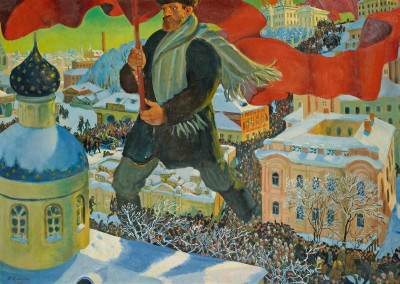 Boris Kustodiev, The Bolshevik