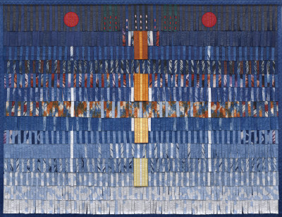 Abdoulaye Konaté, Composition bleue (2 points rouges)