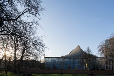 The restored exterior of London’s new Design Museum.