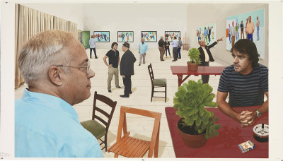David Hockney , The Red Table