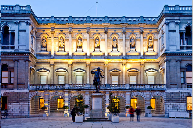 Burlington House at dusk